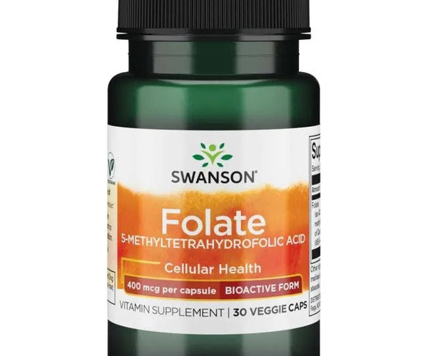 SWANSON Foliatai 400 mcg (30 kapsulių). – Herbora