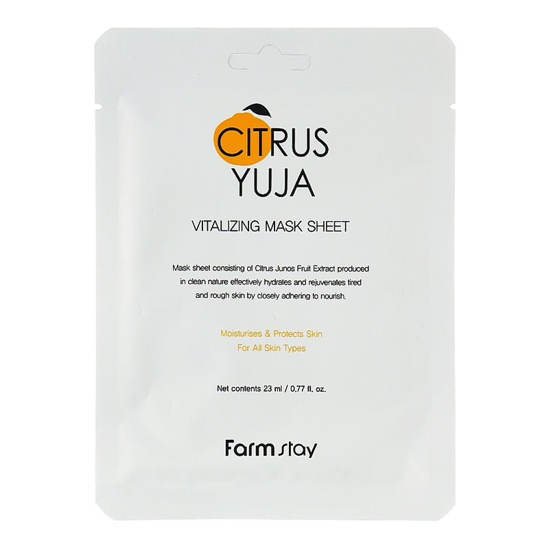 FarmStay Citrus Yuja Vitalizing Mask Sheet 1 pcs