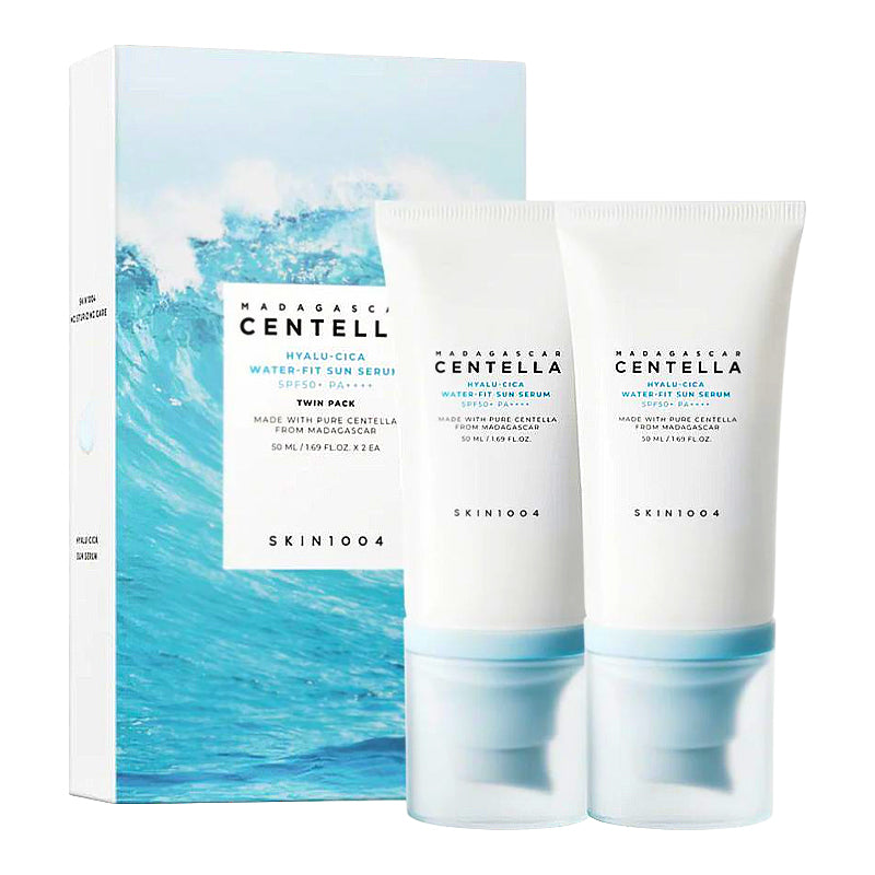 SKIN1004 Madagascar Centella Hyalu-Cica Water-Fit Sun Serum Twin Pack (50ml*2)