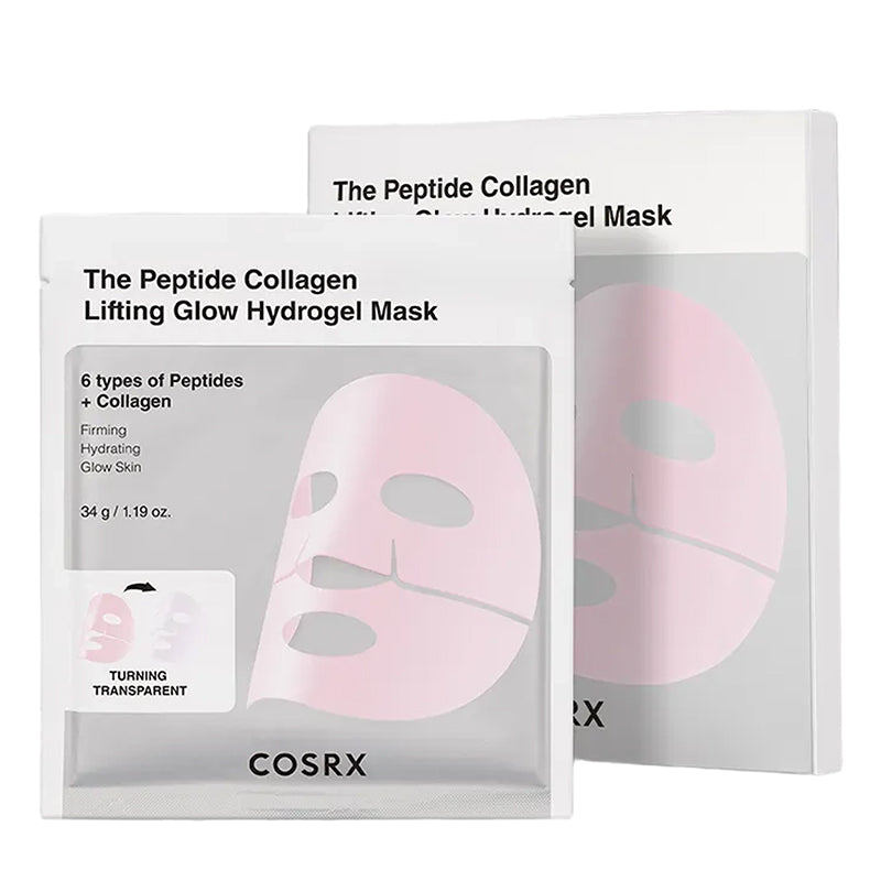 COSRX Peptide Collagen Glow Hydrogel Mask, 34g * 3 pcs