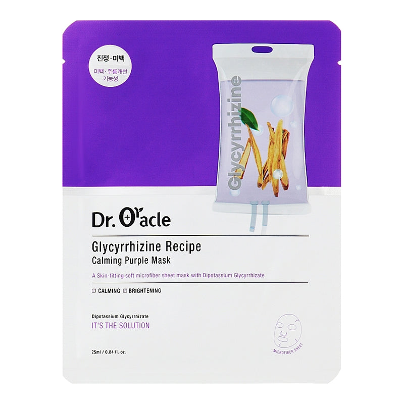 Dr. Oracle Glycyrrhizine Recipe Calming Purple Mask 1 pcs*25 ml