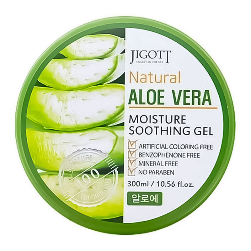 Jigott Natural Aloe Vera Moisture Soothing Gel 300 ml