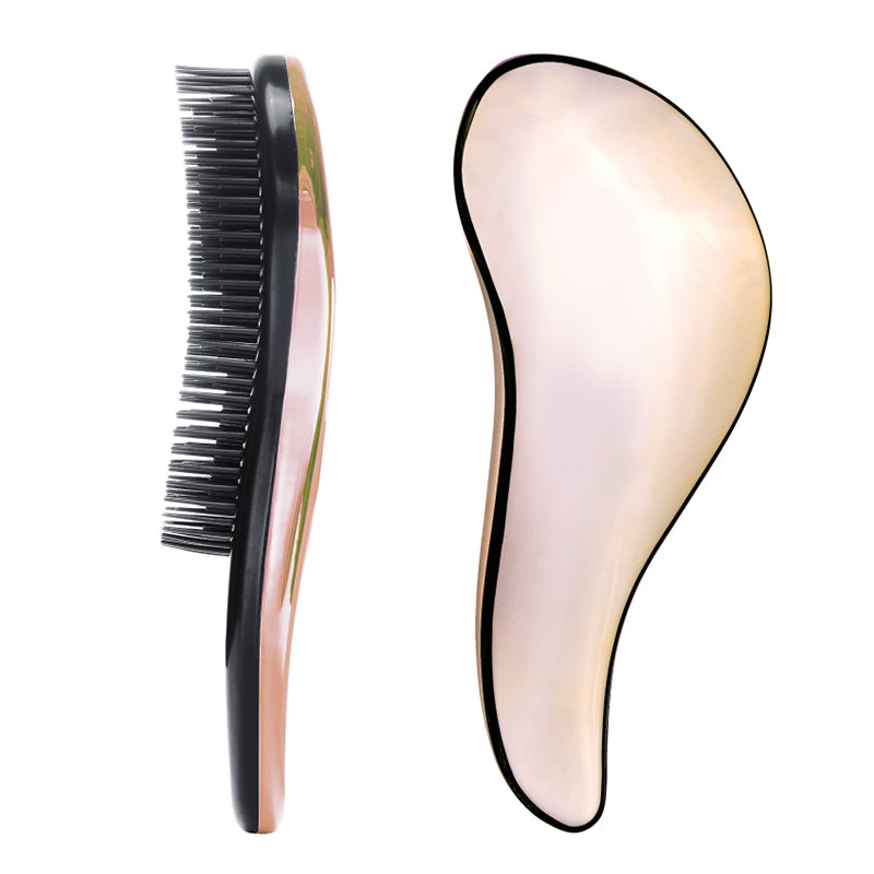 Hairbrush Plastic Bronze 18*7cm