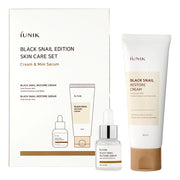 Iunik Black Snail Edition Skin Care Set cream 60 ml + serum 15 ml