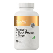 OstroVit Turmeric + Black Pepper + Ginger, 90 tablečių
