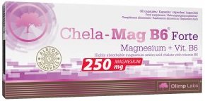 Olimp Nutrition Chela-Mag B6, Forte - 60 kapsulių maisto papildas