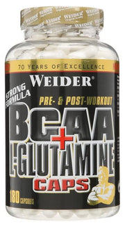 Weider BCAA + L-Glutamine kapsulės sporto papildas