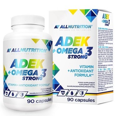 Allnutrition ADEK + Omega 3 Strong - 90 kapsulių