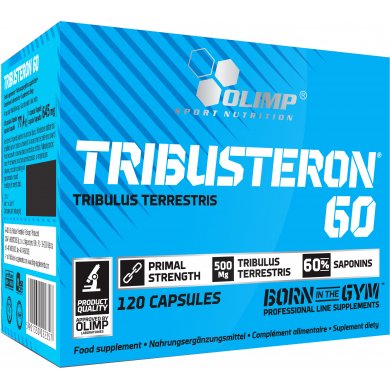 Olimp Nutrition Tribusteron 60 - 120 kapsulių, vyrų testosterono papildas