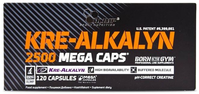 Kre-Alkalyn kreatino papildas kapsulės
