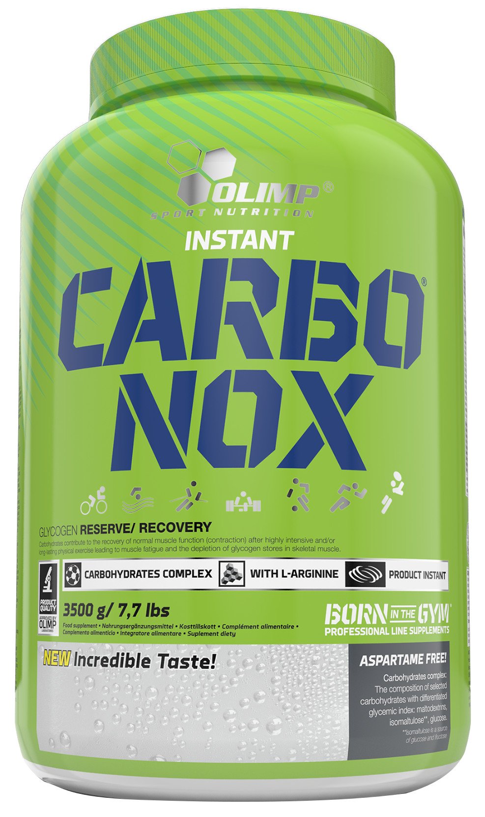 Olimp Carbonox sport papildas, braškių skonio, 3500 g