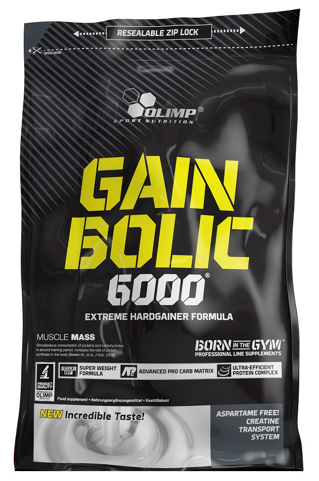 Olimp Gain Bolic 6000 sporto papildas, baltymų ir angliavandenių milteliai