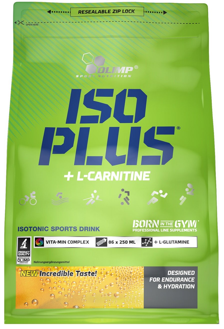 Olimp Iso Plus, Tropic Blue sportinis gėrimas, 1505 g