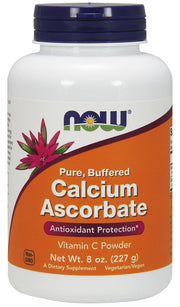 NOW Foods Calcium Ascorbate, Pure Buffered Powder - 227 gramų