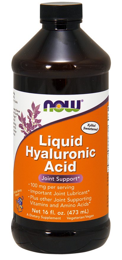 NOW Foods skystas hialurono rūgšties papildas, 473 ml