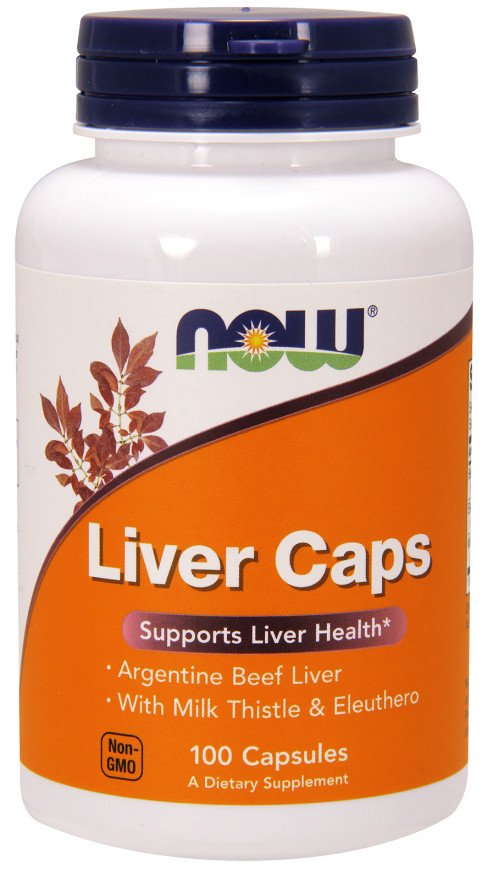 Kepenų papildas kapsulės, NOW Foods Liver Caps