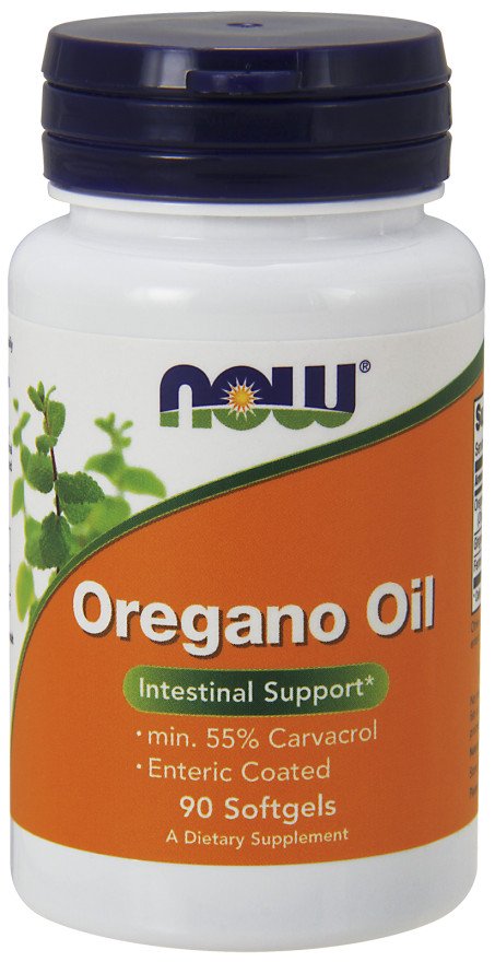 NOW Foods Oregano Oil, Enteric - 90 kapsulių