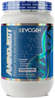 Evogen AminoJect, Blue Raspberry - 483 g, maisto papildas sportui