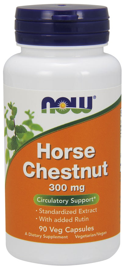 NOW Foods Horse Chestnut, 300mg - 90 kapsulių, kraujotakos papildas