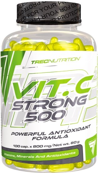 Trec Nutrition Vit. C Strong 500 maisto papildas kapsulės