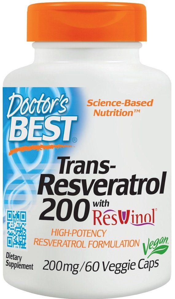 Doctor's Best Trans-Resveratrol kapsulės