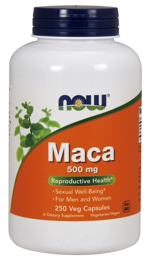 Maca maisto papildas, 500mg, 250 kapsulių, reprodukcinės sveikatos