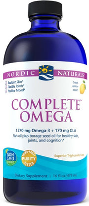 Nordic Naturals Complete Omega, 1270mg Lemon - 473 ml, maisto papildas