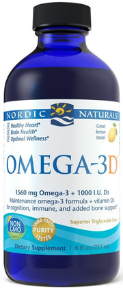 Nordic Naturals Omega-3D, 1560mg citrinos