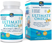 Nordic Naturals Ultimate Omega Xtra, 1480mg Lemon - 60 kapsulių, maisto papildas