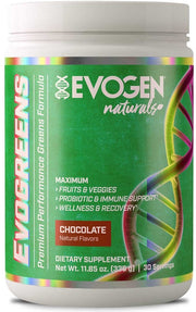 Evogen Evogreens natūralus šokolado maisto papildas