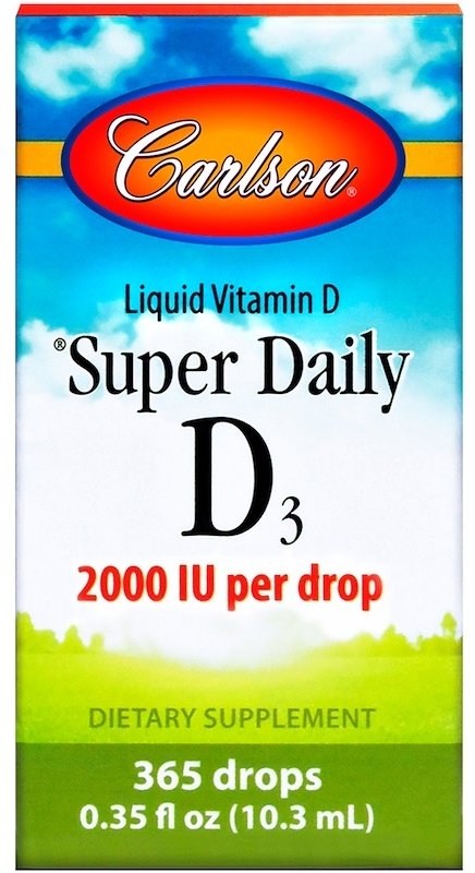 Vitaminų D papildas Carlson Labs