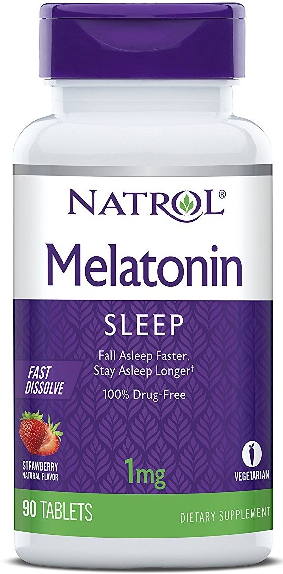 Natrol Melatonin Fast Dissolve, 1mg - 90 tablečių