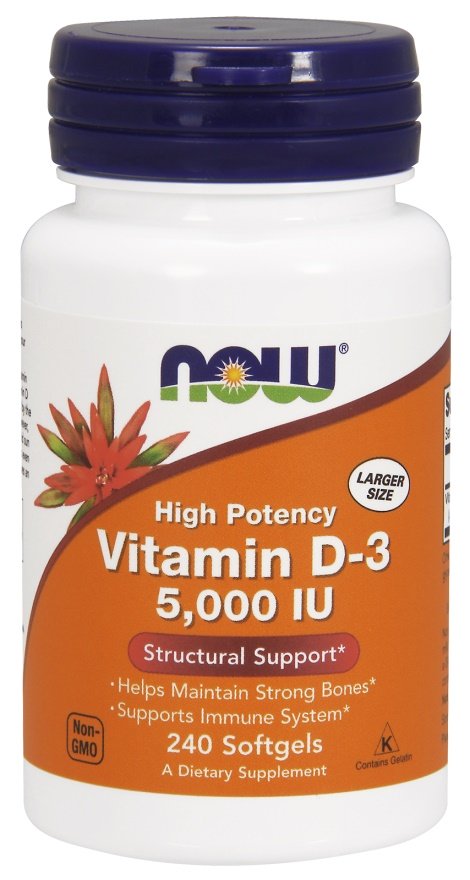 Vitaminų D3 kapsulės, maisto papildas, didelis dydis