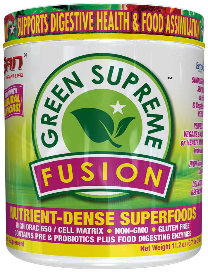SAN Green Supreme Fusion maisto papildas, 316g, sveiki maisto produktai