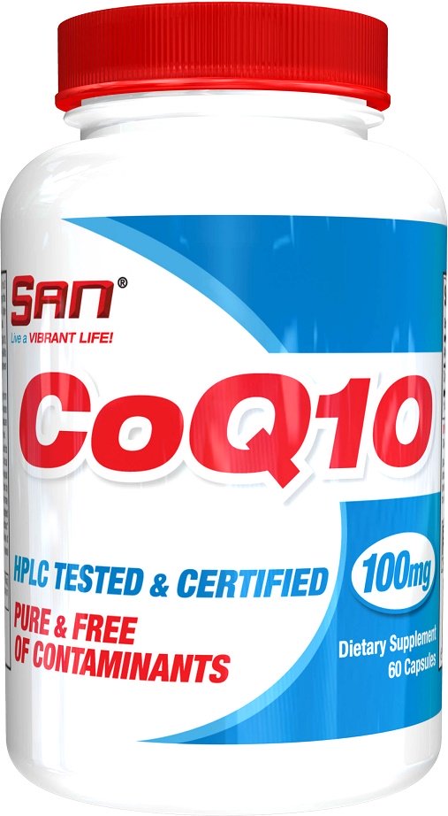 SAN CoQ10, 100mg - 60 kapsulių