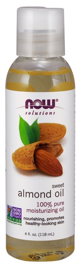 NOW Foods migdolų aliejus, 118 ml, natūralus drėkinamasis maisto papildas