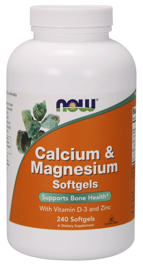Maisto papildas Calcium & Magnesium su Vit D ir Cinku, 240 kapsulių