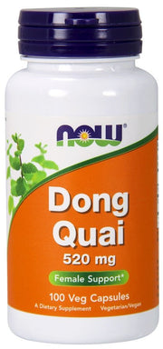 NOW Foods Dong Quai, 520mg, moterims, kapsulės