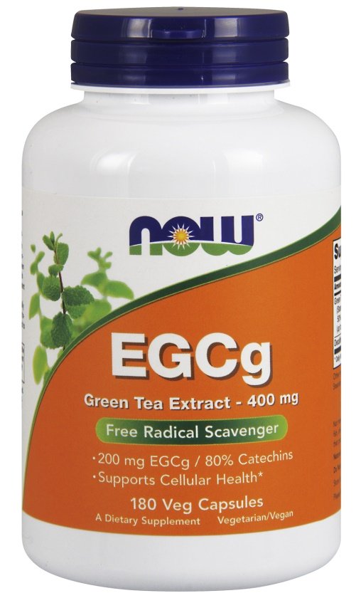 NOW Foods EGCg Žaliosios arbatos ekstraktas, 400 mg, 180 kapsulių