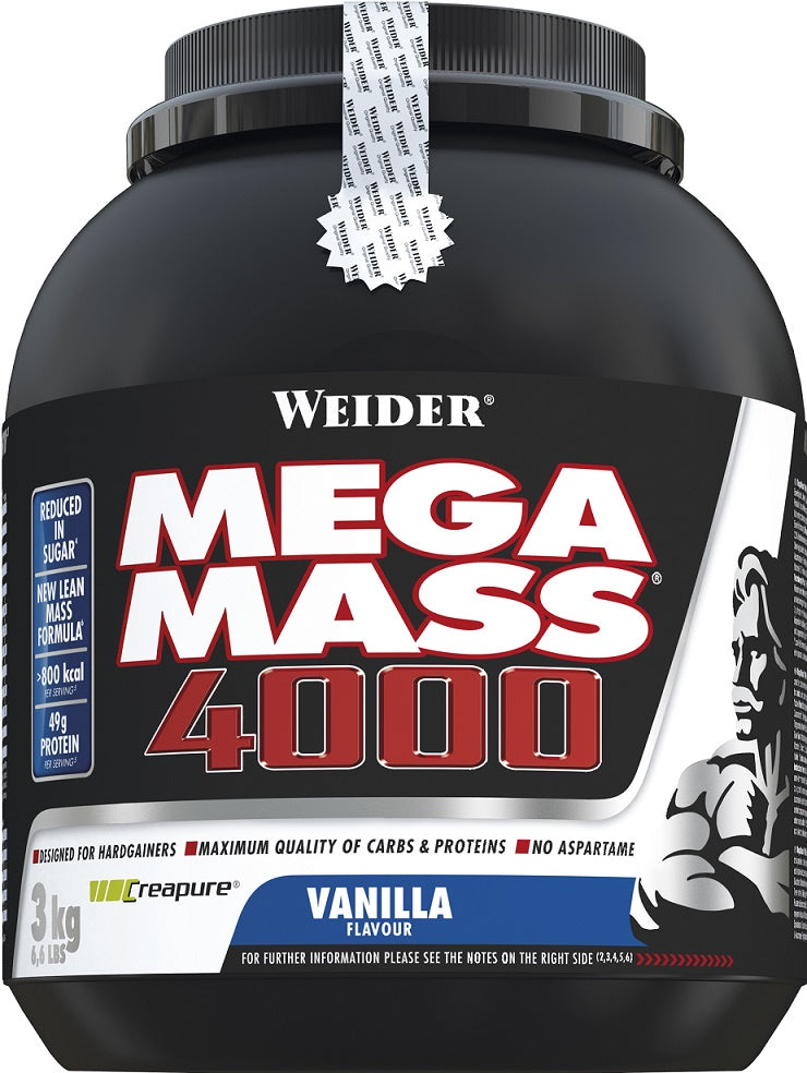 Weider Mega Mass 4000, Sultys, 3000 g
