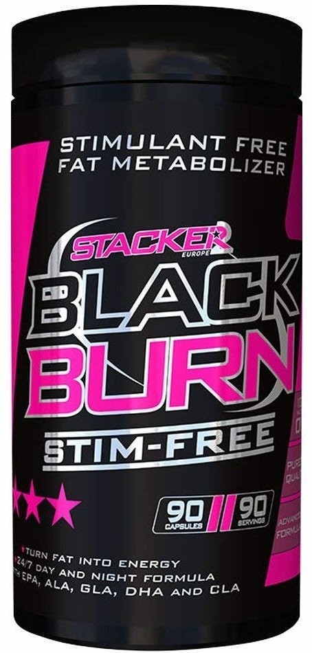 Stacker2 Europe Black Burn STIM-Free kapsulės, lieknėjimo papildas