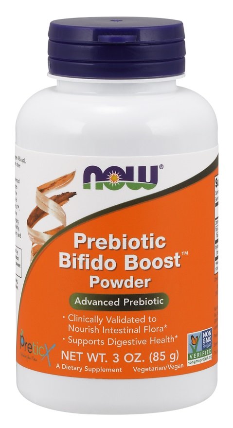 NOW Foods Prebiotic Bifido Boost Powder - 85 g milteliai