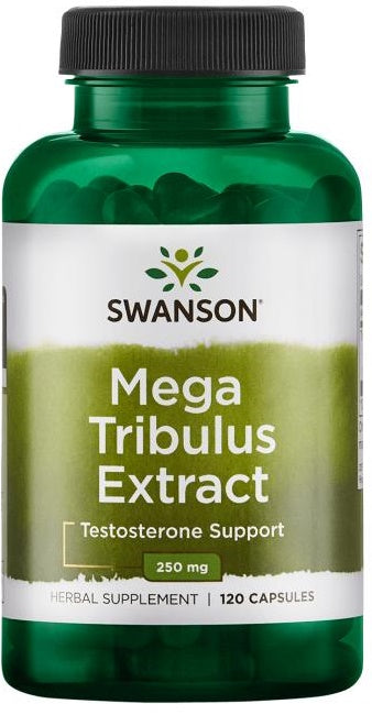 Swanson Mega Tribulus kapsulės, testosterono palaikymas, vyrų papildas