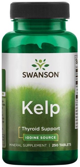 Swanson Kelp Iodine Source - 250 tablečių