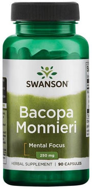 Swanson Bacopa Monnieri kapsulės, nervų sistemai