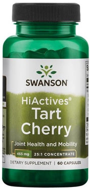 Swanson HiActives Tamsiai vyšnių maisto papildas kapsulės