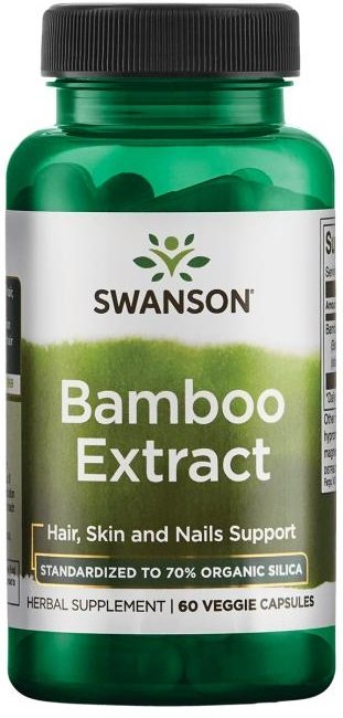 Swanson Bambuko ekstraktas - 60 kapsulių, sveikatai