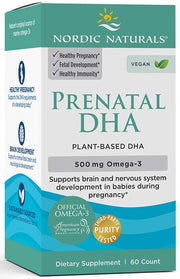 Nordic Naturals Prenatal DHA Vegan, 500mg - 60 kapsulių