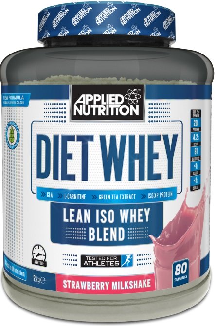 Applied Nutrition Diet Whey, Strawberry, baltymų milteliai