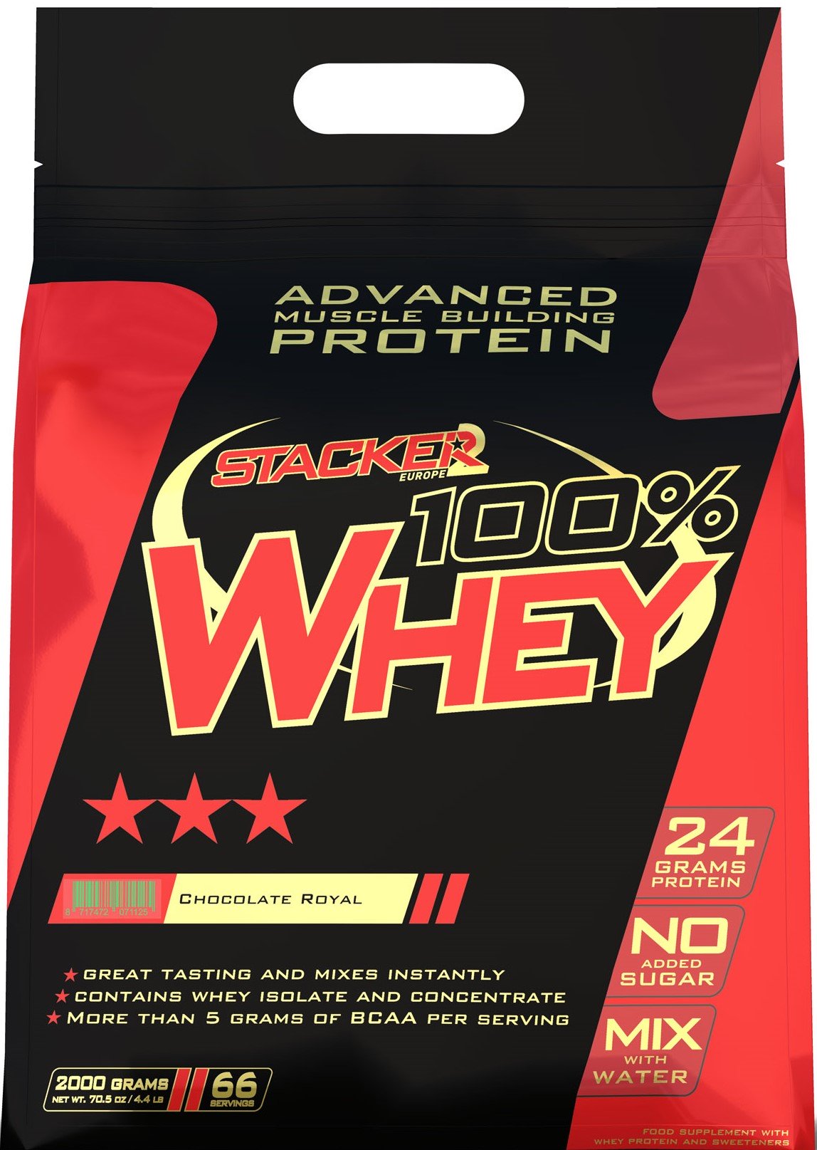 Whey baltymų milteliai, šokolado skonio, 2000 g